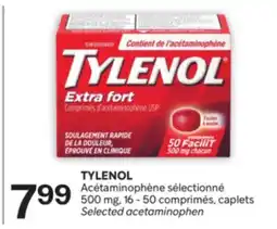 Brunet TYLENOL Acétaminophène sélectionné offer