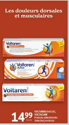 Uniprix VOLTAREN EMULGEL, VOLTACARE Produits sélectionnés/Selected products offer