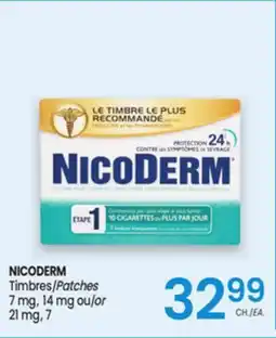 Uniprix NICODERM Timbres/Patches 7 mg, 14 mg ou/or 21 mg offer