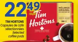 Uniprix TIM HORTONS Capsules de café sélectionnées/Selected coffee pods offer
