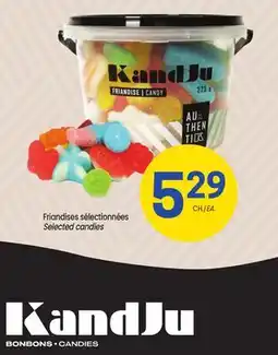 Uniprix KANDJU Friandises sélectionnées/Selected candies offer