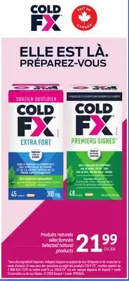 Uniprix COLD FX Produits naturels sélectionnés/Selected natural products offer