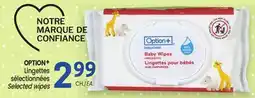 Uniprix OPTION+ Lingettes sélectionnées/Selected wipes offer