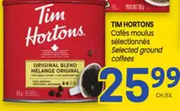 Uniprix TIM HORTONS Cafés moulus sélectionnés/Selected ground coffees offer