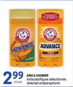 Uniprix ARM & HAMMER Antisudorifiques sélectionnés/Selected antiperspirants offer