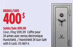 Canadian Tire Huntshield 24-Gun Safe with E-Lock offer