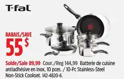 Canadian Tire 10-Pc Stainless-Steel Non-Stick Cookset offer