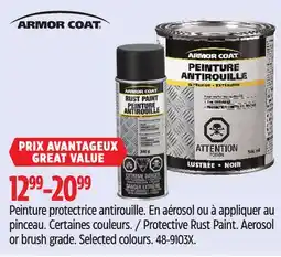 Canadian Tire Protective Rust Paint offer