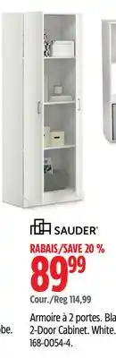 Canadian Tire 2-Door Cabinet White offer