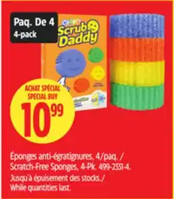 Canadian Tire Scrub Daddy Scratch-Free Sponges offer