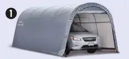 Canadian Tire ShelterLogic Waterproof RoundTop Shelter, 10 x 20 x 8´ h offer