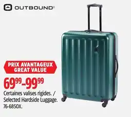 Canadian Tire OUTBOUND Selected Hardside Luggage offer