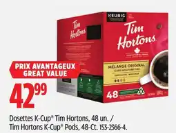 Canadian Tire Dosettes K-Cup Tim Hortons, 48 un offer