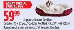 Canadian Tire Cuddler Pet Bed, 43 x 37˝ offer