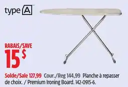 Canadian Tire type A Premium Ironing Board offer