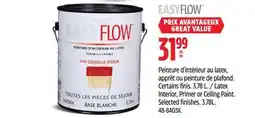 Canadian Tire EasyFlow Latex Interior, Primer or Ceiling Paint offer