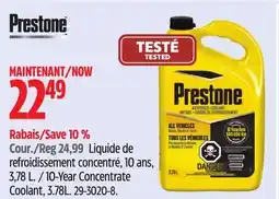 Canadian Tire Prestone 10-Year Concentrate Coolant offer