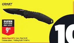 Canadian Tire Coast Folding Knife offer
