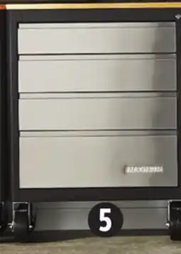 Canadian Tire MAXIMUM 28˝ Stainless-Steel 4-Drawer Base Cabinet. 28 x 18 x 37˝ h offer