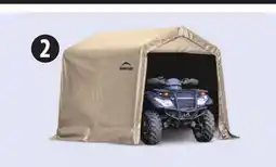 Canadian Tire ShelterLogic Sandstone Peak Shed offer