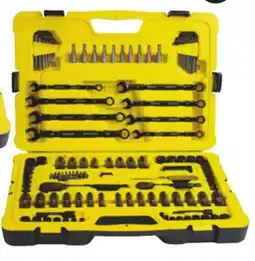 Canadian Tire Stanley 126-Pc Black Chrome Socket Set offer