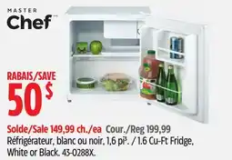 Canadian Tire 1.6 Cu-Ft Fridge, White or Black offer
