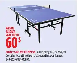 Canadian Tire Selected Indoor Games offer