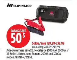 Canadian Tire XB Series Lithium Jump Starters offer