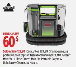 Canadian Tire Bissell Little Green Max Pet Portable Carpet & Upholstery Cleaner offer
