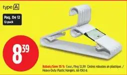 Canadian Tire type A Heavy-Duty Plastic Hangers offer