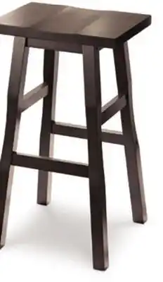 Canadian Tire For Living 26˝ Dark Wood Shinto Stool offer