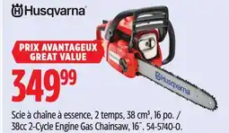 Canadian Tire Husqvarna 38cc 2-Cycle Engine Gas Chainsaw offer