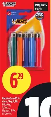 Canadian Tire BIC Lighters offer