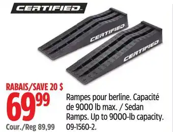 Canadian Tire Sedan Ramps offer