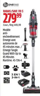 Canadian Tire Emerge Tangle Guard With Up to 45 Minutes Runtime offer