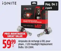 Canadian Tire LED Headlight Replacement Bulbs offer