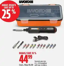 Canadian Tire 4V Screwdriver with Case offer