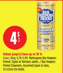 Canadian Tire Bars Keepers Friend Cleansers offer