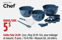 Canadian Tire 15-Pc Mix + Measure Set offer