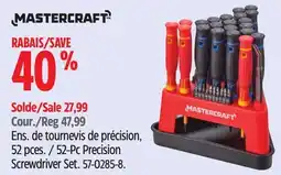 Canadian Tire 52-Pc Precision Screwdriver Set offer