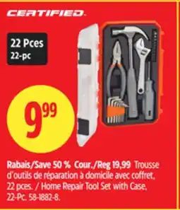 Canadian Tire Certified Home Repair Tool Set with Case offer