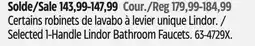 Canadian Tire Selected 1-Handle Lindor Bathroom Faucets offer