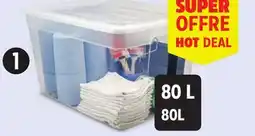 Canadian Tire type A Clear Wheeled Tote offer