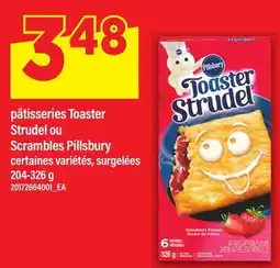 Maxi PÂTISSERIES TOASTER STRUDEL OU SCRAMBLES PILLSBURY offer