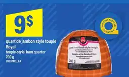Maxi QUART DE JAMBON STYLE TOUPIE ROYAL | TOUPIE-STYLE HAM QUARTER offer