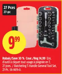 Canadian Tire Ratcheting T-Handle General Tool Set, 27-Pc offer