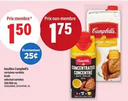 Maxi BOUILLON CAMPBELL'S, 250/900 mL offer