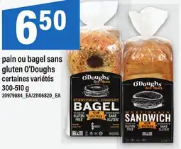 Maxi PAIN OU BAGEL SANS GLUTEN O'DOUGHS offer