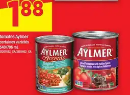 Maxi TOMATES AYLMER, 540/796 mL offer