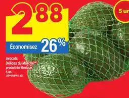 Maxi AVOCATS DÉLICES DU MARCHÉ, 5 UN offer